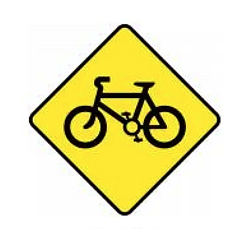 Cyclists warning sign Ireland