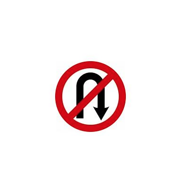 End of restriction zone sign Ireland
