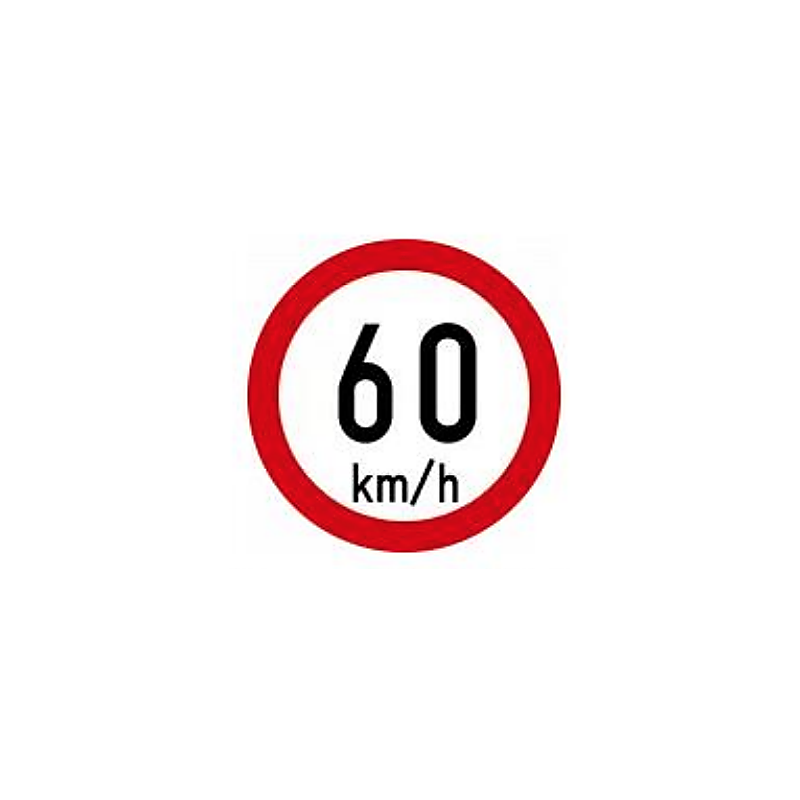60 km/h speed limit sign Ireland