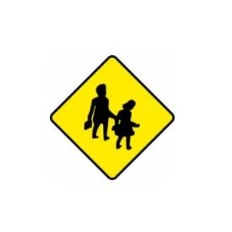 School ahead warning sign Ireland