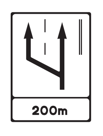 Slow lane sign Ireland